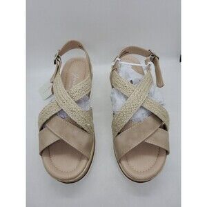 JEOSSY Milan Women's Nude Comfort Sandals Size 6